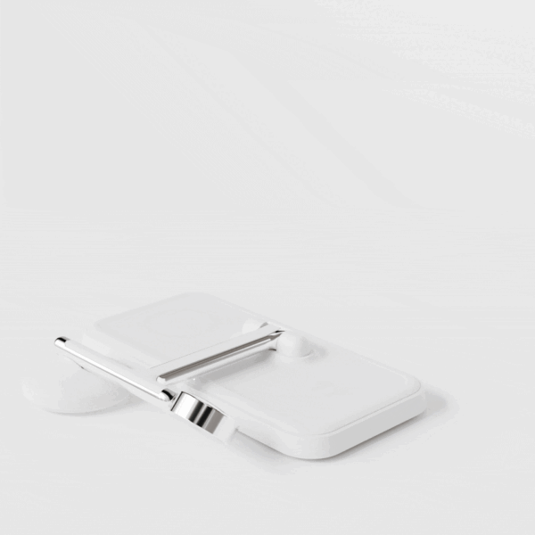 Hyper HyperJuice Qi2 4-in-1 magnetische charging stand - White